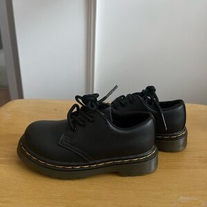 Dr. Martens Black toddler Kids Dress Shoes